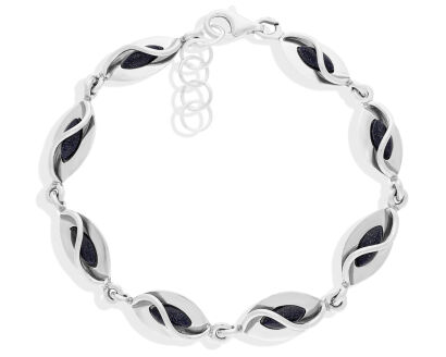 Bransoletka srebrna z Nocą Kairu pr.925