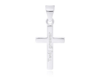Srebrny krzyżyk gładki pr.925 - 2