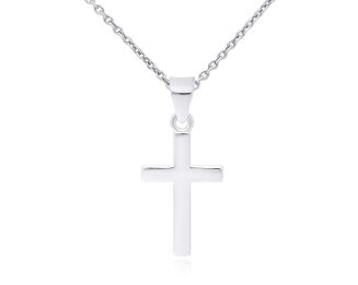 Srebrny krzyżyk gładki pr.925 - 3