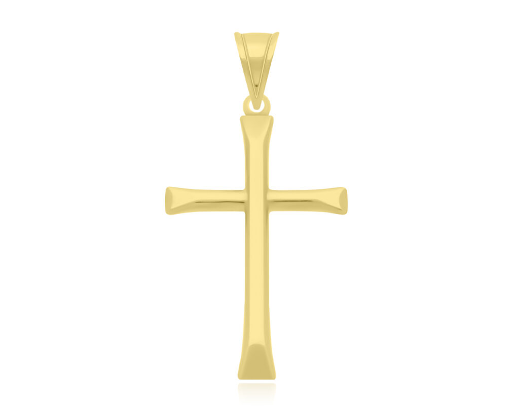 Krzyżyk złoty pr.585 gładki