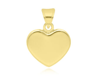 Zawieszka złota 585 diamentowane serce - 4
