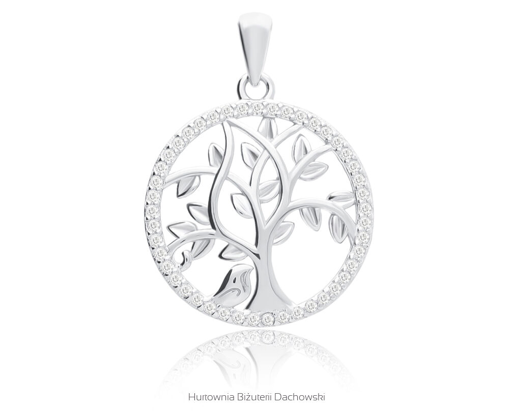 Zawieszka srebrna drzewko szczęścia pr.925