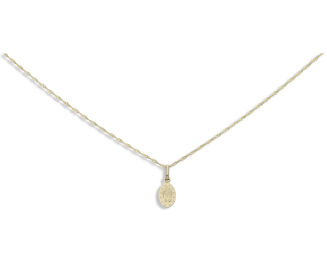 Medalik złoty Matka Boska Cudowna - 2