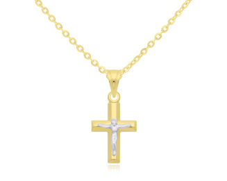 Krzyżyk Złoty 585 z Jezusem - 3