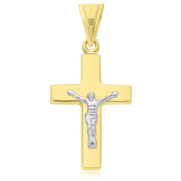Złoty krzyżyk z wizerunkiem Jezusa pr.585