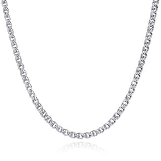 Łańcuszek srebrny męski splot Garibaldi pr.925 - 4