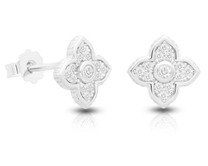 Kolczyki srebrne sztyfty z cyrkoniami pr.925