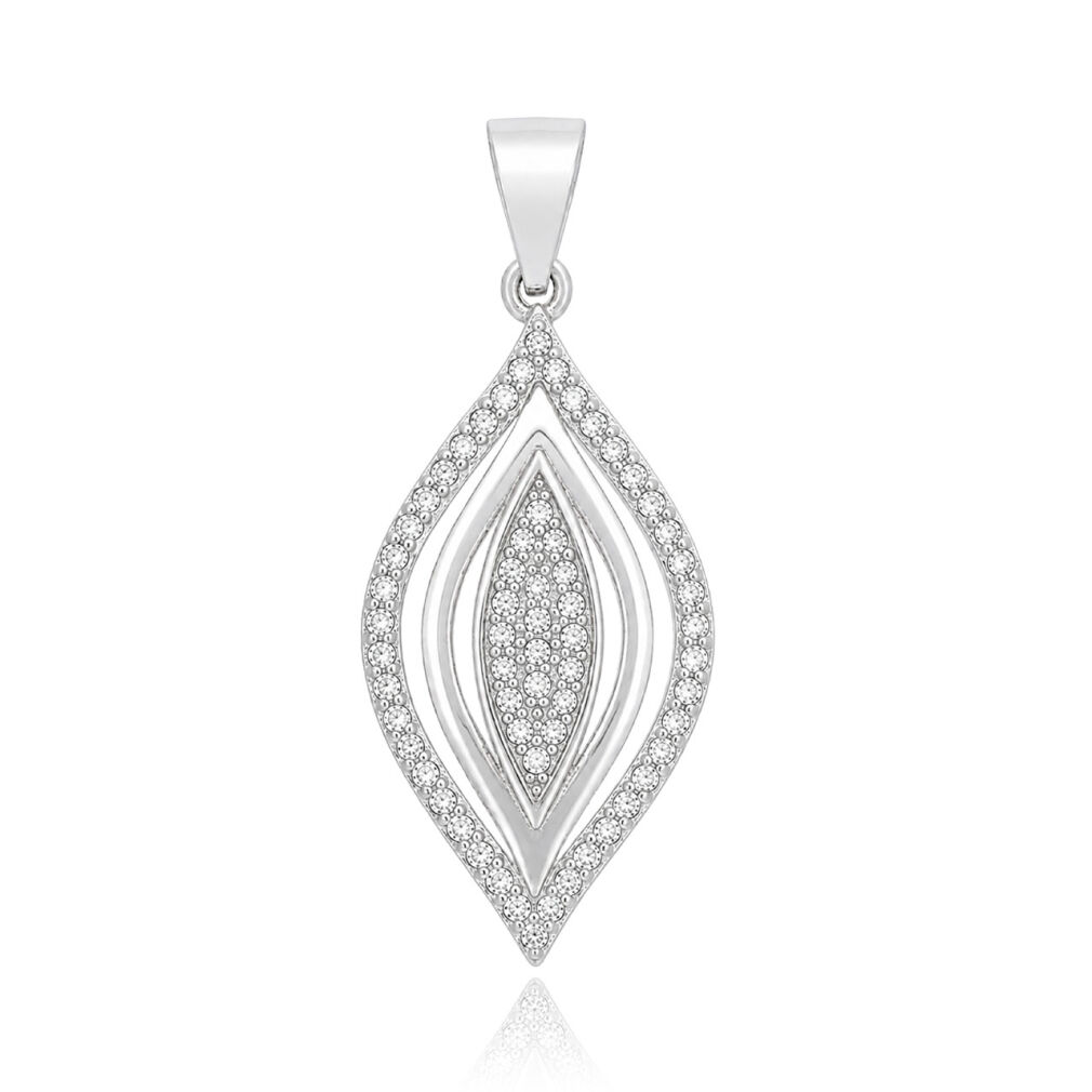 Zawieszka srebro 925 elegancka z cyrkoniami