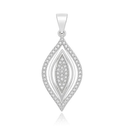 Zawieszka srebro 925 elegancka z cyrkoniami