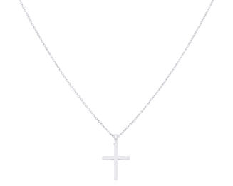 Srebrny krzyżyk gładki pr.925 - 2