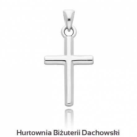 Krzyżyk srebrny gładki pr.925