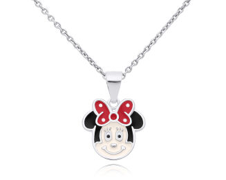 Zawieszka srebrna dla dziecka Myszka Minnie - 4