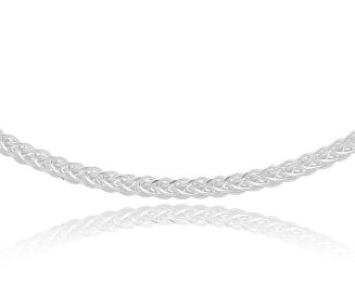 Łańcuszek srebrny splot lisi ogon - 2