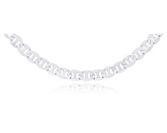 Łańcuszek srebrny rodowany splot Gucci pr.925 - 2