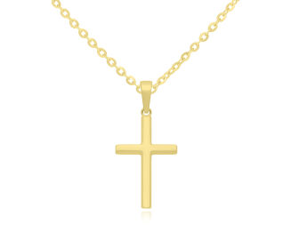 Złoty krzyżyk 585 gładki - 3