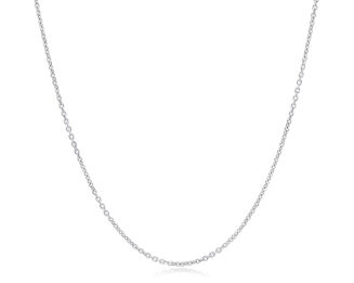 Łańcuszek srebrny damski o splocie ankier - 3