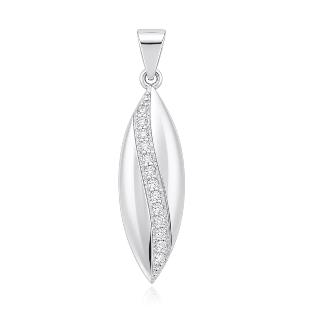 Zawieszka srebro 925 elegancka z cyrkoniami
