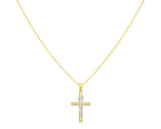 Złoty krzyżyk z wizerunkiem Jezusa pr.585 - 2