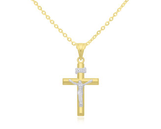 Złoty krzyżyk z wizerunkiem Jezusa pr.585 - 3