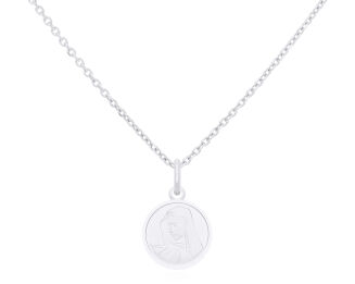 Srebrny Medalik Matka Boska Bolesna pr.925 - 3