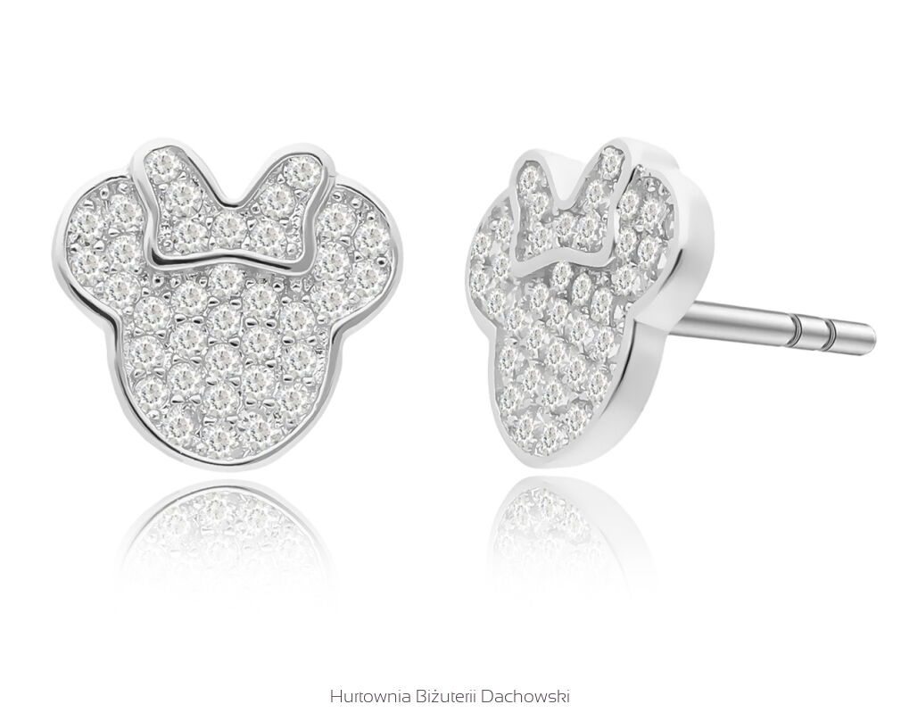 Kolczyki srebrne Dla Dziewczynki Myszki pr.925