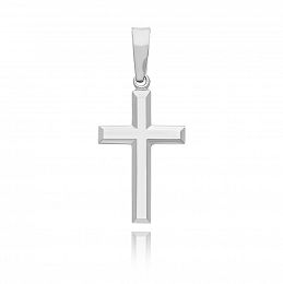 Krzyżyk srebrny 925 gładki zawieszka
