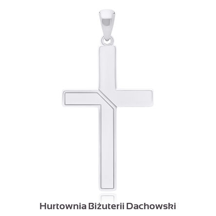 Krzyżyk srebrny ze zdobieniem pr.925