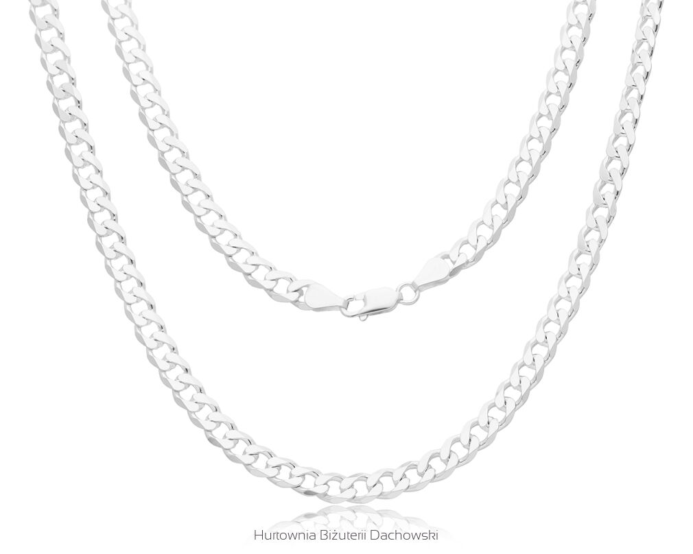 Łańcuszek męski srebrny pancerka pr.925