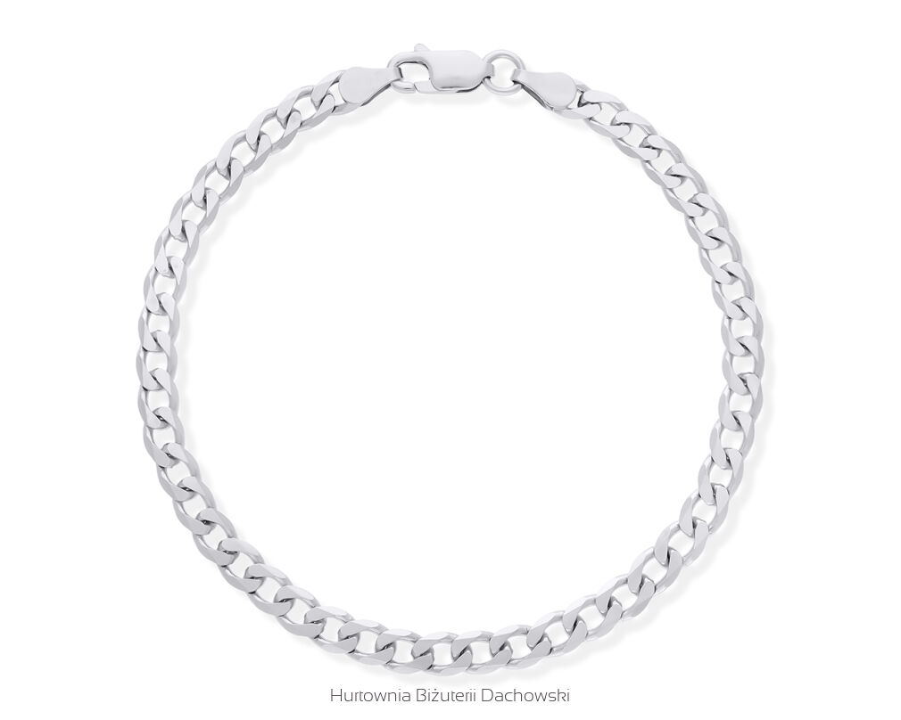 Bransoletka srebrna rod splot pancerka pr.925