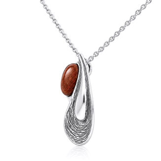 Zawieszka srebro 925 Piasek Pustyni Spirala - 4