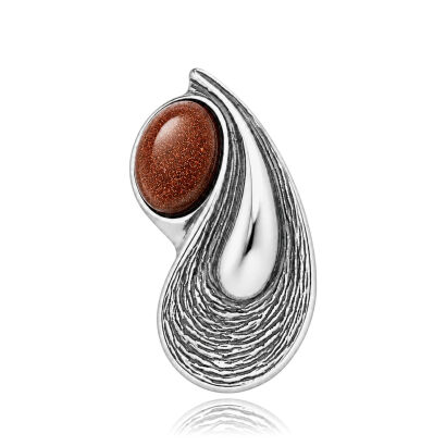 Zawieszka srebro 925 Piasek Pustyni Spirala