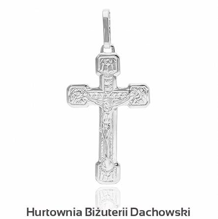 Krzyż srebrny duży z wizerunkiem