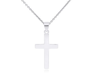 Krzyżyk srebrny gładki pr.925 - 3