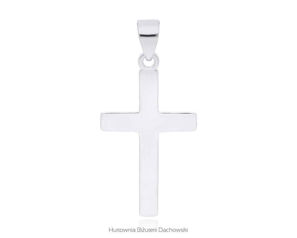 Krzyżyk srebrny gładki pr.925
