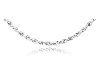 Łańcuszek srebrny splot kordel pr.925 - 2