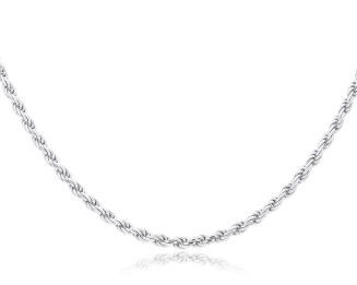 Łańcuszek srebrny splot kordel pr.925 - 3