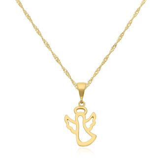 Zawieszka złota 585 aniołek - 4
