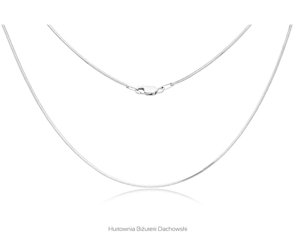 Łańcuszek srebrny damski splot linka