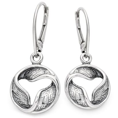 Kolczyki srebrne 925 oryginalny nowoczesny wzór