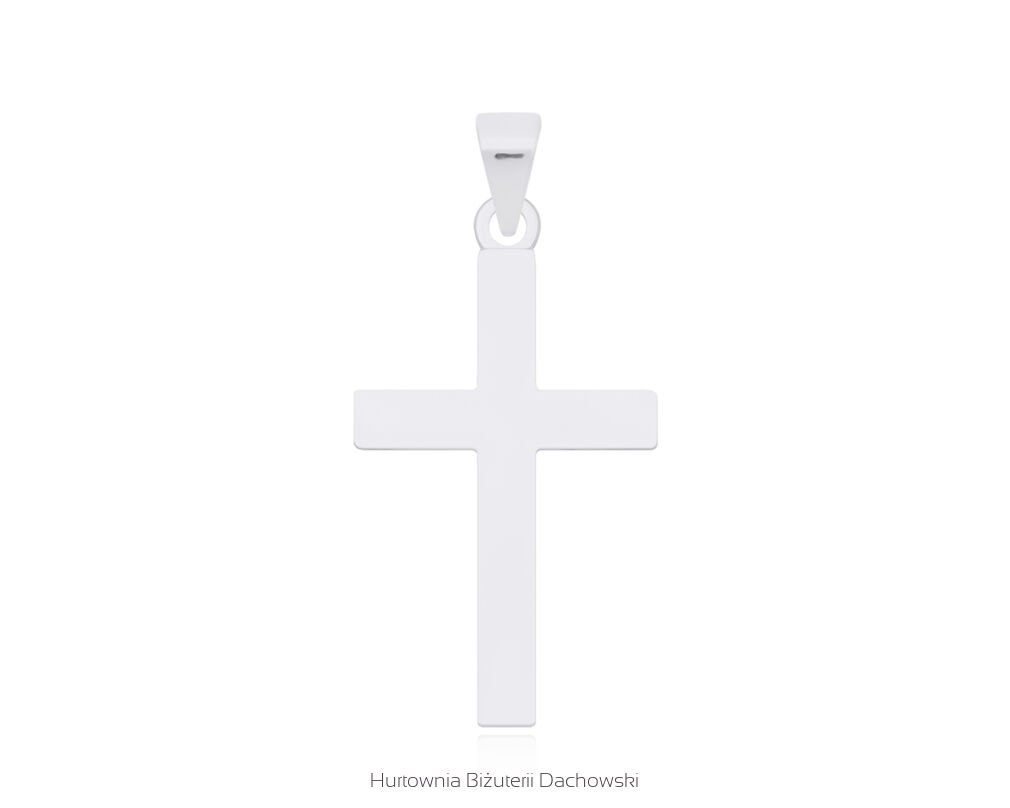 Krzyżyk srebrny gładki pr.925