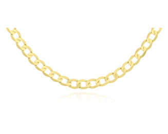 Łańcuszek złoty 585 męski szeroki Pancerka - 2