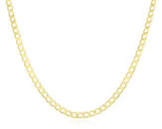 Łańcuszek złoty 585 męski szeroki Pancerka - 3