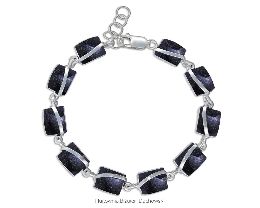 Bransoletka srebrna damska z Nocą Kairu