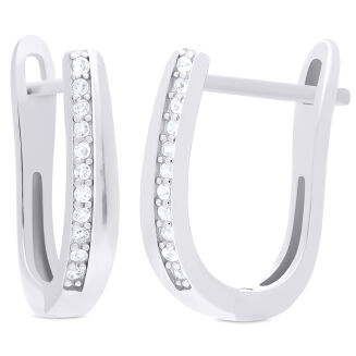 Kolczyki srebrne na angielskim zapięciu pr.925 - 3