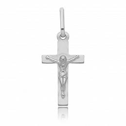 Krzyżyk srebrny z wizerunkiem Jezusa
