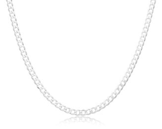 Łańcuszek srebrny męski splocie pancerka  - 3