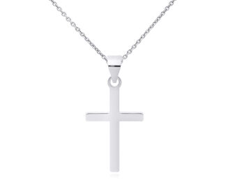 Krzyżyk srebrny gładki pr.925 - 3