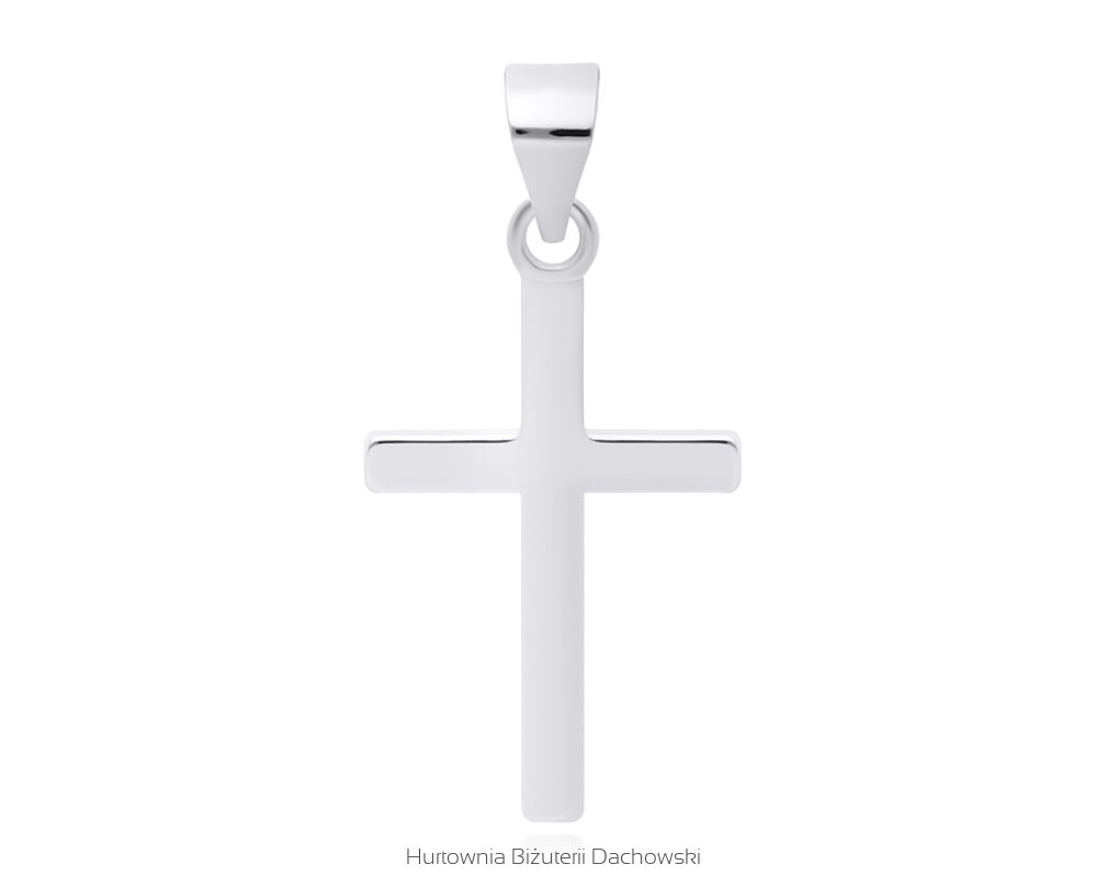 Krzyżyk srebrny gładki pr.925