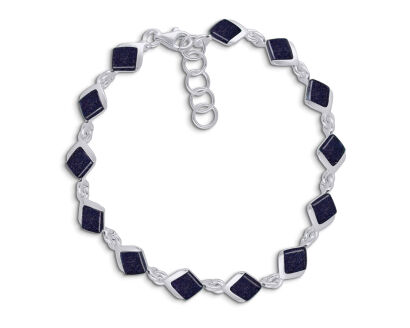 Bransoletka srebrna z Nocą Kairu pr.925