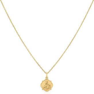 Srebrny medalik szkaplerz pozłacany pr.925 - 2